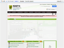 Tablet Screenshot of ieaey.yucatan.gob.mx